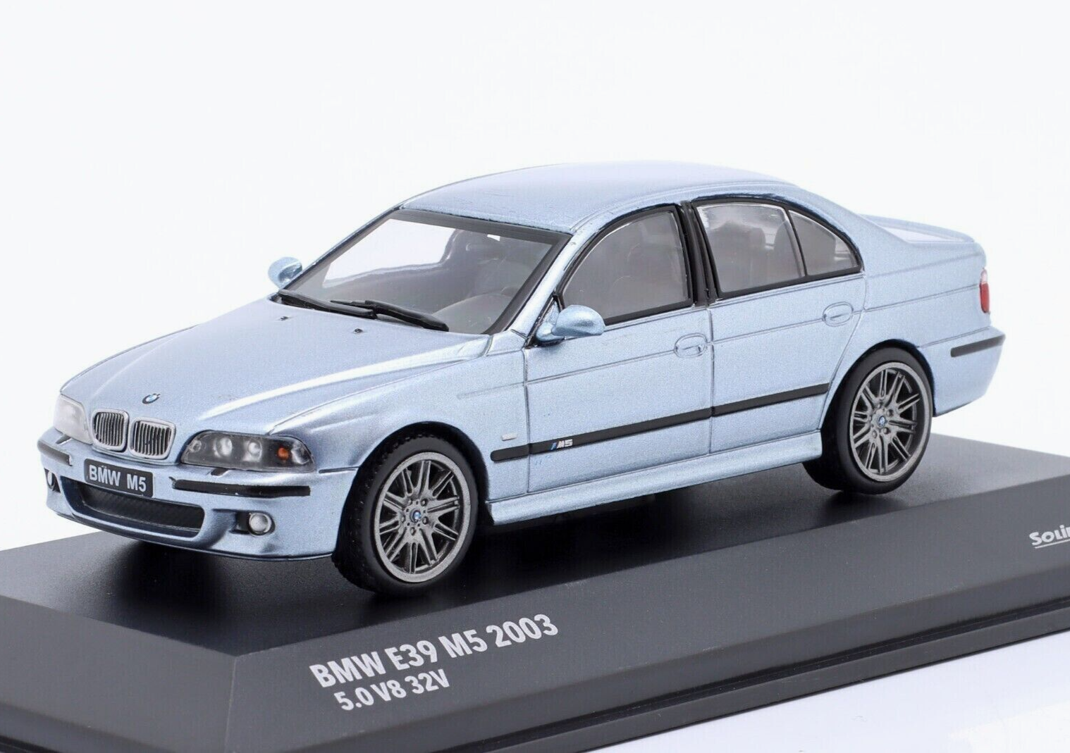 1/43 BMW 5 Series M5 V8 (E39) 2003 Light Blue Diecast Model