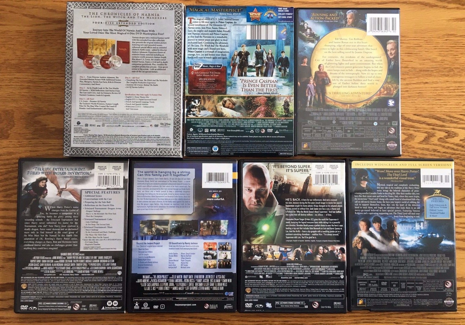 DVD Lot: 7 Family Action Movies