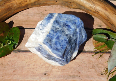 Sodalite Natural Rough Stone 370g Energy Healing Throat Chakra Calm Vibrations