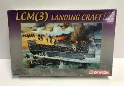 LCM 3 LANDING CRAFT Dragon DML 1:72 Armor Series Model Kit 7257