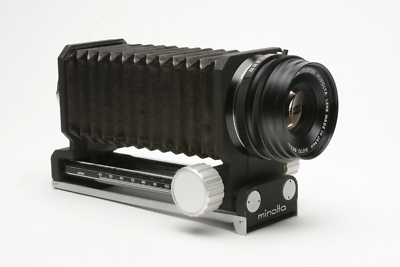 MINOLTA AUTO BELLOWS＆MACRO ROKKOR 100mm Minolta Auto Bellows Rokkor 100mm F4 Lens MD Mount for Macro