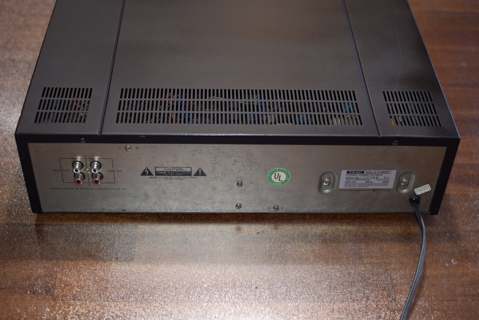 TEAC V-800X | 1981年 Cassette Deck Teac since2011 古いハードに囲ま