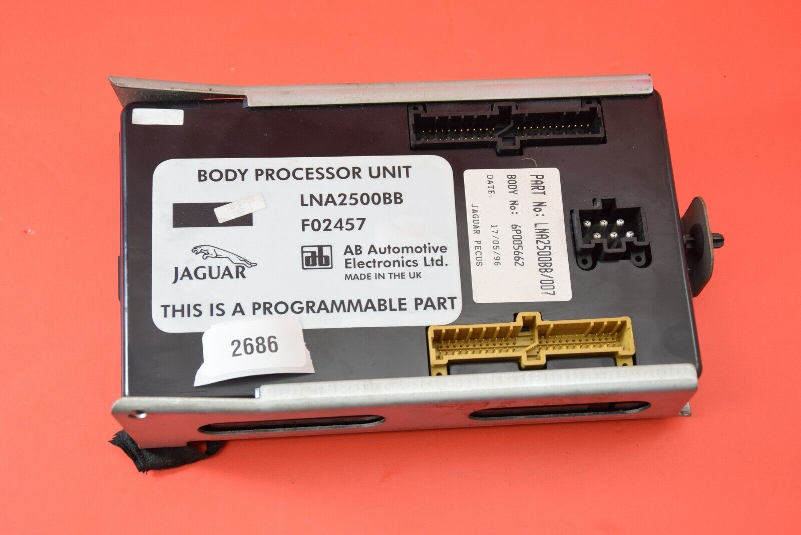 F#2 94-97 Jaguar Body Processor Module Computer Ecu Xjr, Xj6, Vdp XJ LNA2500BB F#2 94-97 Jaguar Body Processor Module Computer Ecu Xjr, Xj6, Vdp XJ LNA2500BB