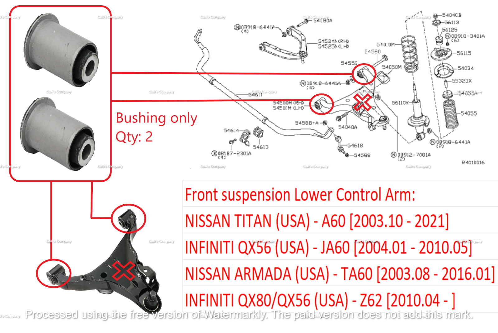 【UNOA 】Arm foundation Amazon.com: Freedom Off-Road Front Upper Control Arms For 2