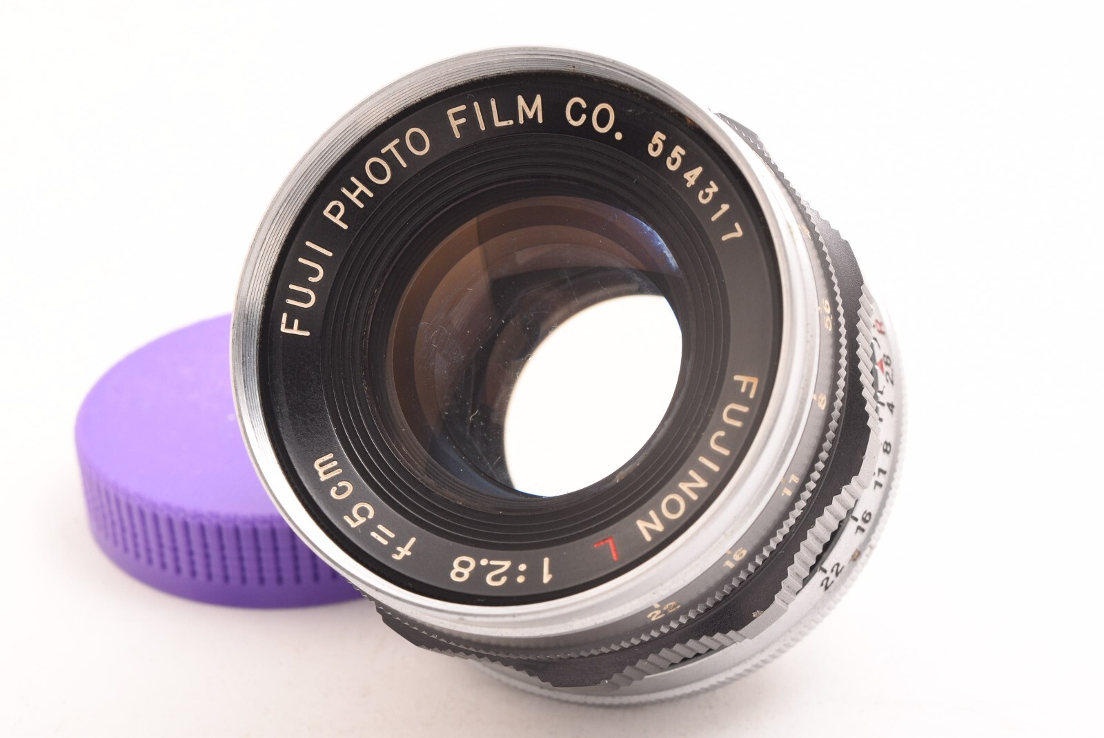 レンズ(単焦点) FUJINON L f=5cm 1:2.8 [L39] ○Leotax FUJINON L 5cm 1:2.8 レンジファインダー Lマウント○ FUJI