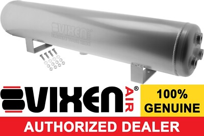 4 GALLON 7 PORTS ALUMINUM AIR TANK FOR SUSPENSION/BAGS/TRAIN HORN VXT4100A