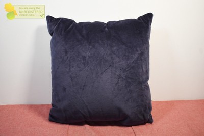 Threshold Washed Cotton Velvet Throw 18x18'' Pillow Navy*
