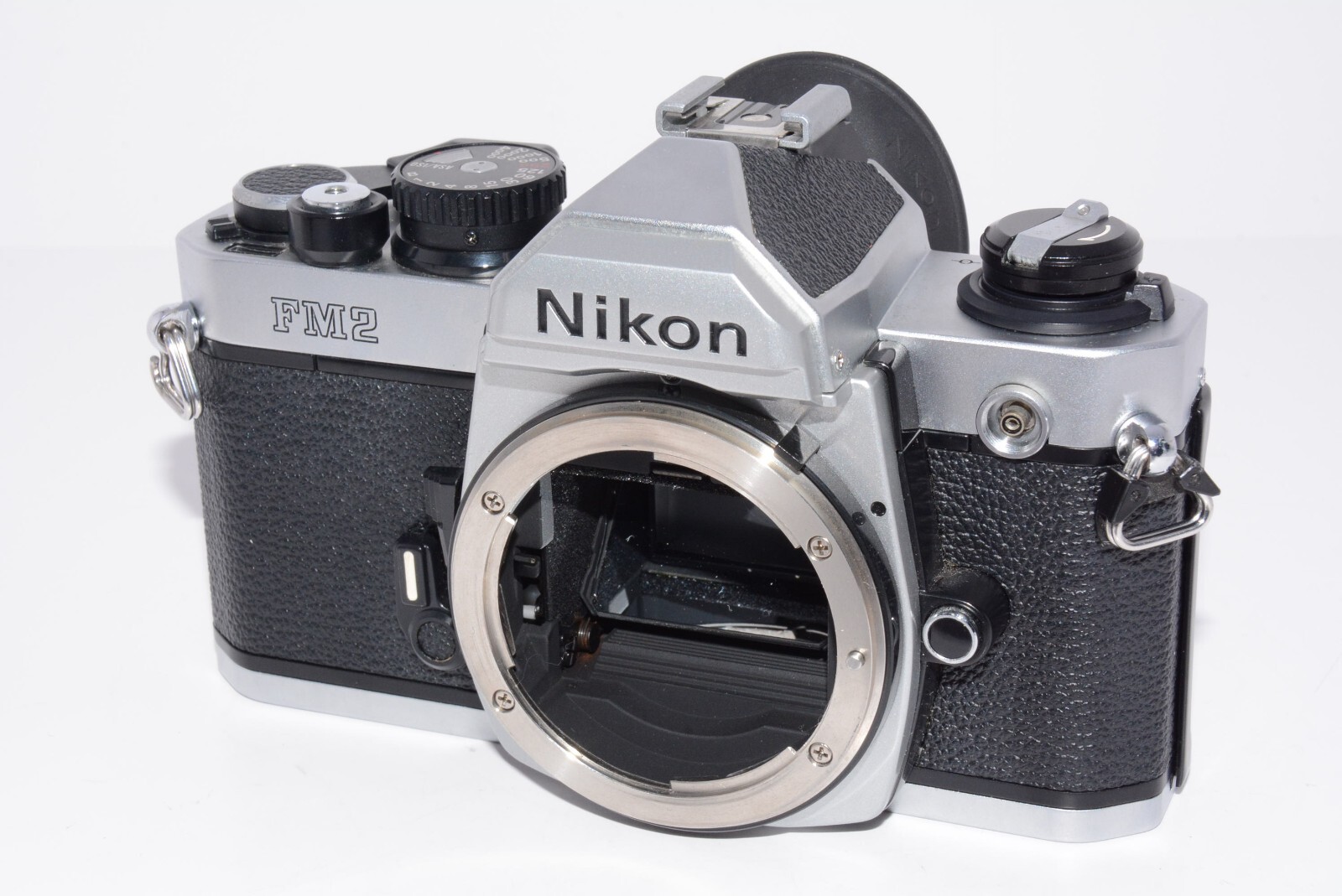 Exc+5]Nikon New FM2 Silver Body SLR Film Camera From JAPAN