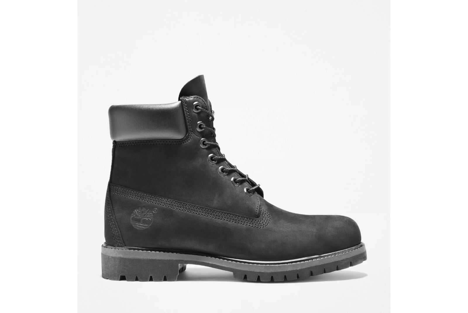 

Мужские непромокаемые ботинки премиум-класса Timberland 6 дюймов из черного нубука 10073, Черный