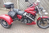 YAMAHA V MAX TRIKE  A REG BILLET YOKES BRAIDED LINES UNDER SEAT EXHUAST