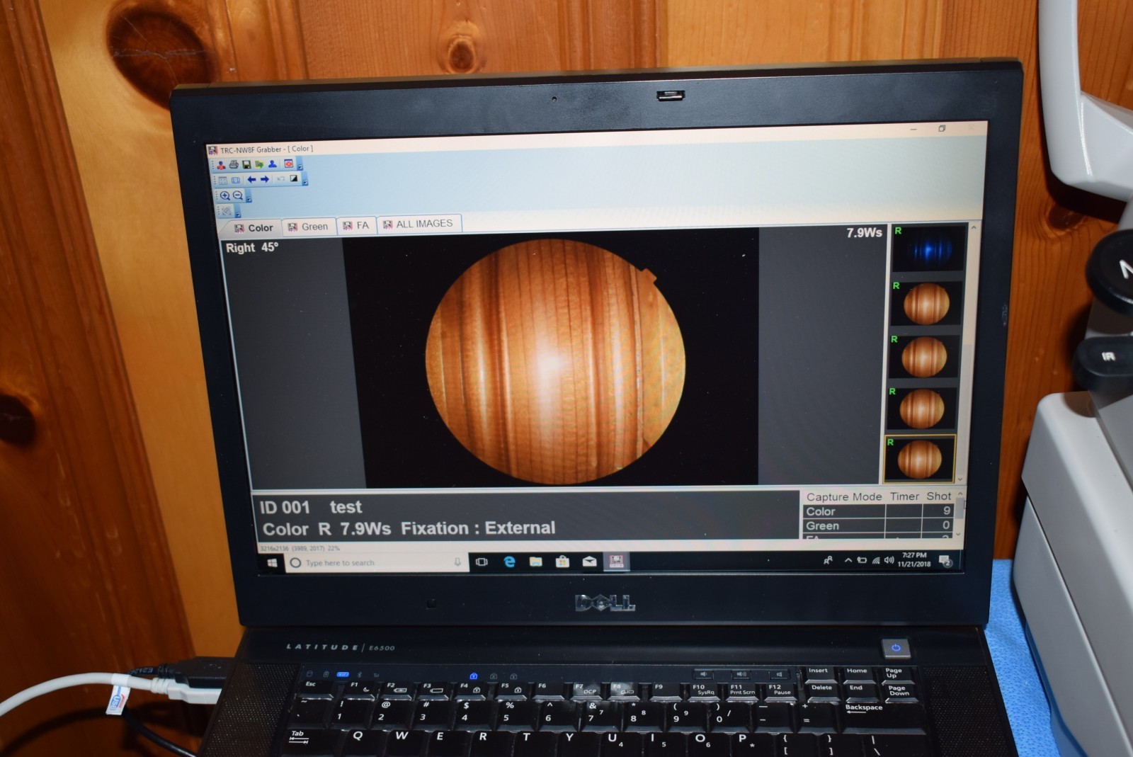 Topcon TRC NW8F Fundus retinal camera hybrid non-mydriatic/mydriatic Fluorescein