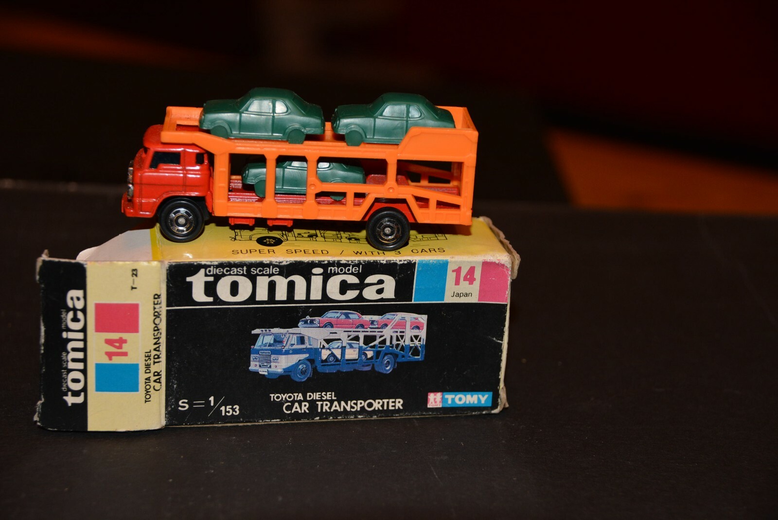 TOMICA TOYOTA DIESEL CAR TRANSPORTER日本製 Tomy Tomica Toyota Diesel Car Transporter NO.14 | eBay