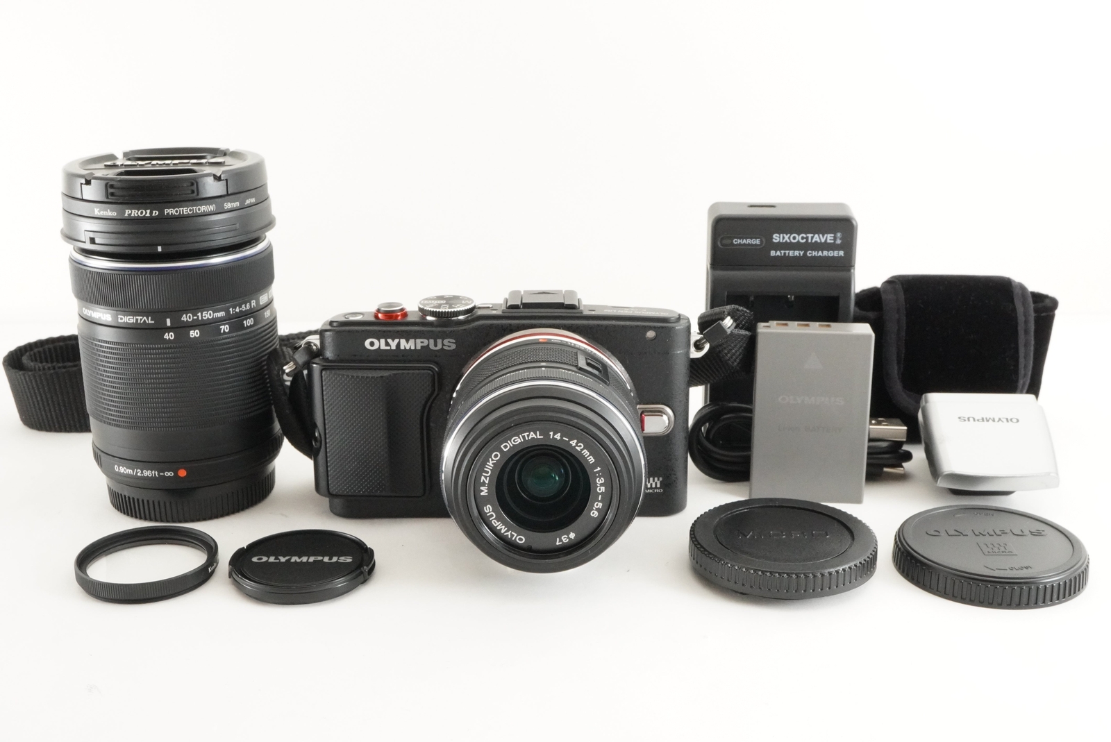 【OLYMPUS】PEN E-PL6 + 14-42mm + 40-150mm Amazon.com : Olympus Mirrorless SLR E-PL6 with ED 14-42mm f