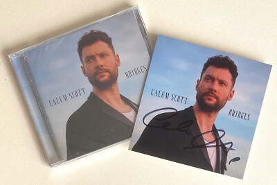 CALUM SCOTT * BRIDGES * 14 TRK CD w LIMITED SIGNED ART CARD * BN * RISE * HEAVEN