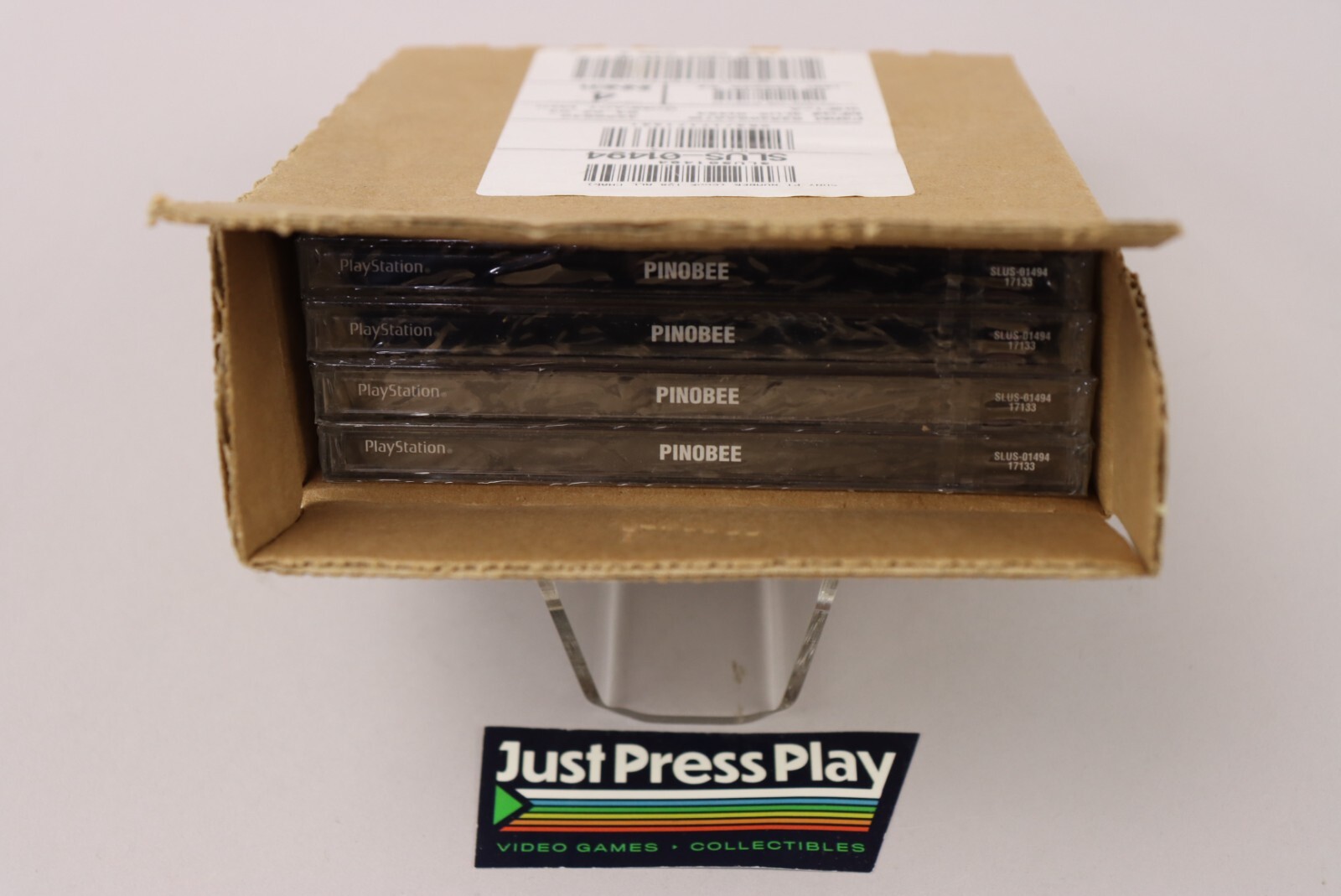 プレイステーション　ソフトケース Case Pack Mint Factory Sealed Pinobee Sony PlayStation PS1