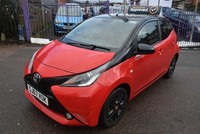 2017 Toyota AYGO 1.0 VVT-i x-cite 4 Red Bi-Tone Euro 6 5dr HATCHBACK Petrol Manu