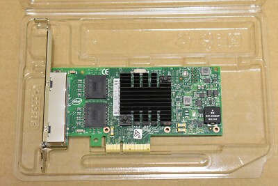 Intel I350T4V2BLK Gigabit Ethernet Network Server Adapter - Bulk with hologram