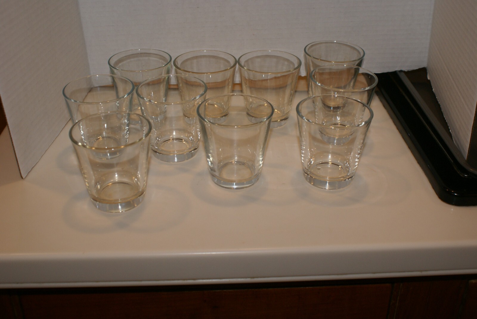 Heavy Vintage Drinking Glasses 3