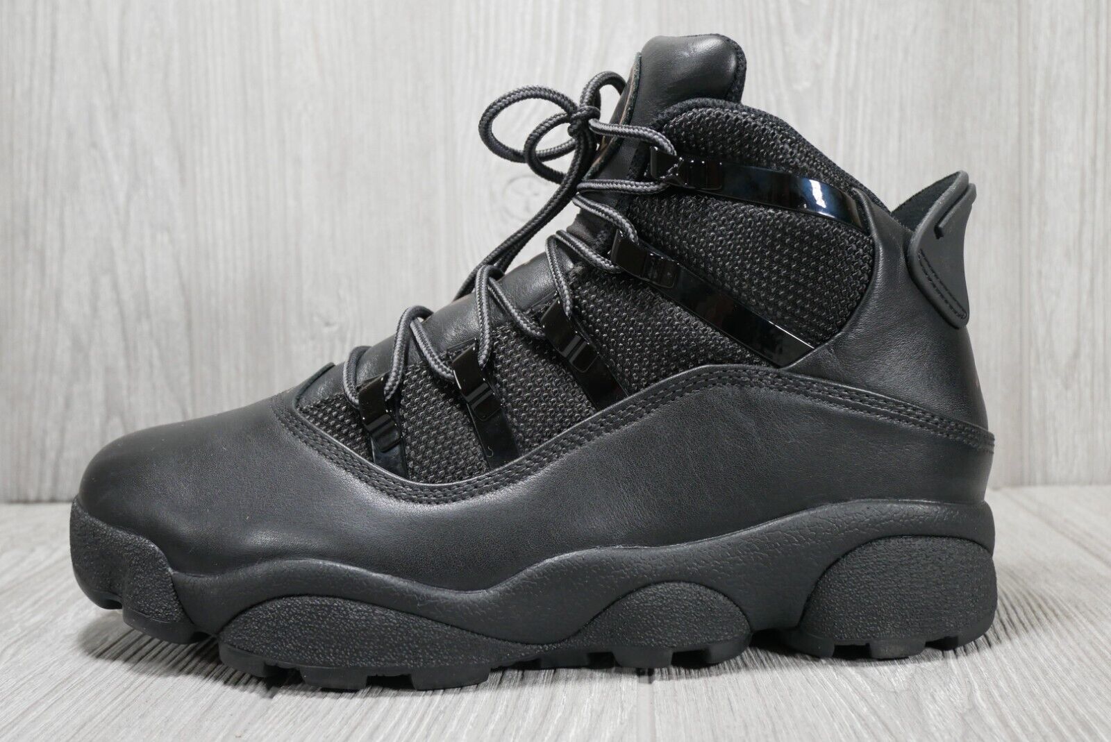New Nike Air Jordan Winterized 6 Rings Black Boots Shoes New Nike Air Jordan Winterized 6 Rings Black Boots Shoes