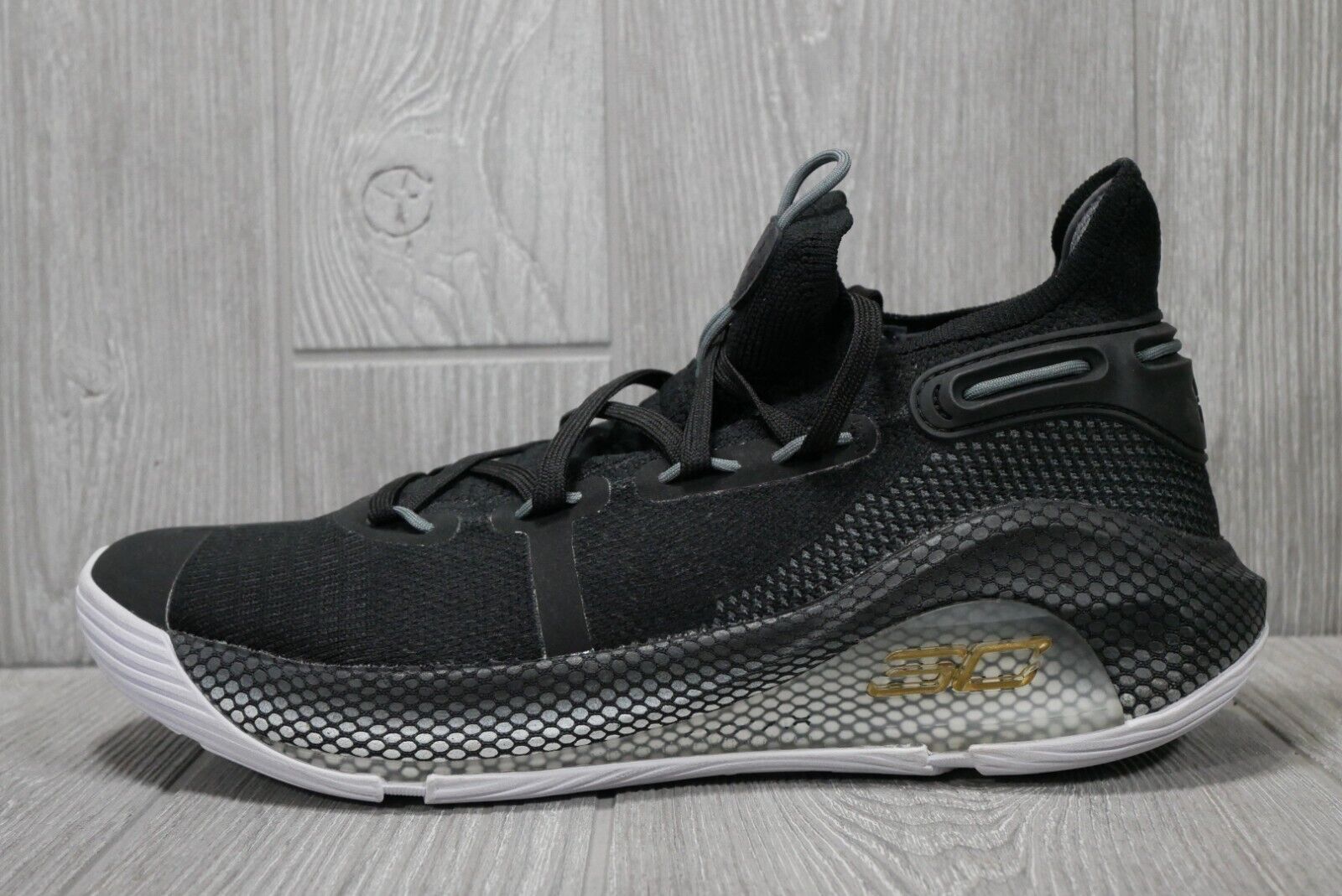 New Under Armour Team Steph Curry 6 Black Shoes 3022893-008 New Under Armour Team Steph Curry 6 Black Shoes 3022893-008
