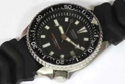 SEGKO nano ソーラー　クロコダイル Seiko 17 jewels 7002-7001 Japan mens divers - Serial nr