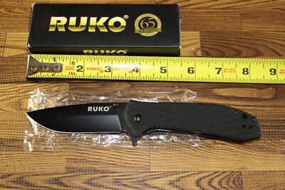 RUKO 440C Oxide BBPS Folding Knife RUK0179BBK