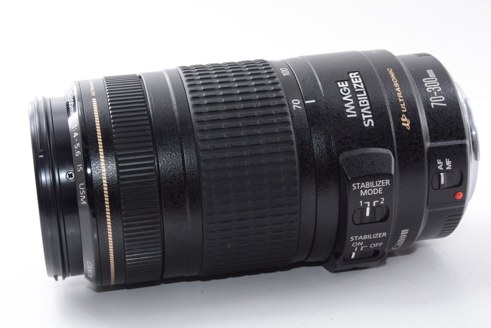 Exc+5]Canon Zoom EF 70-300mm F4-5.6 IS USM Lens From JAPAN