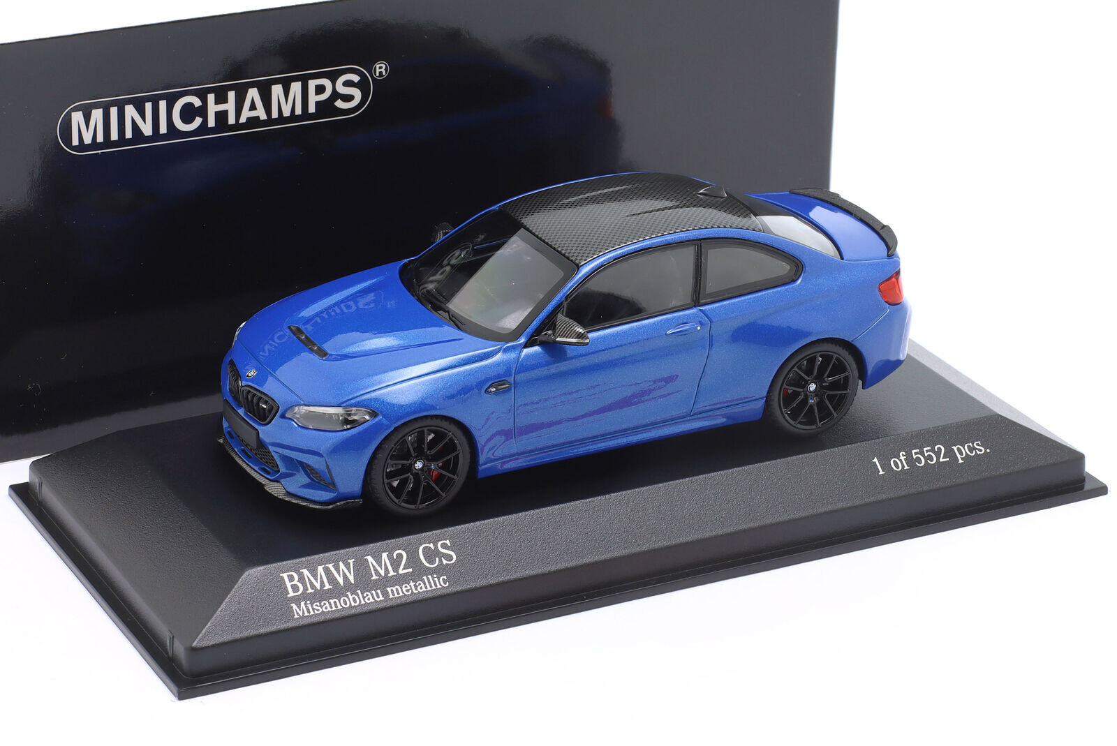 Bmw M2 Cs F87 2020 Misano Blue Minichamps 410021026 1:43