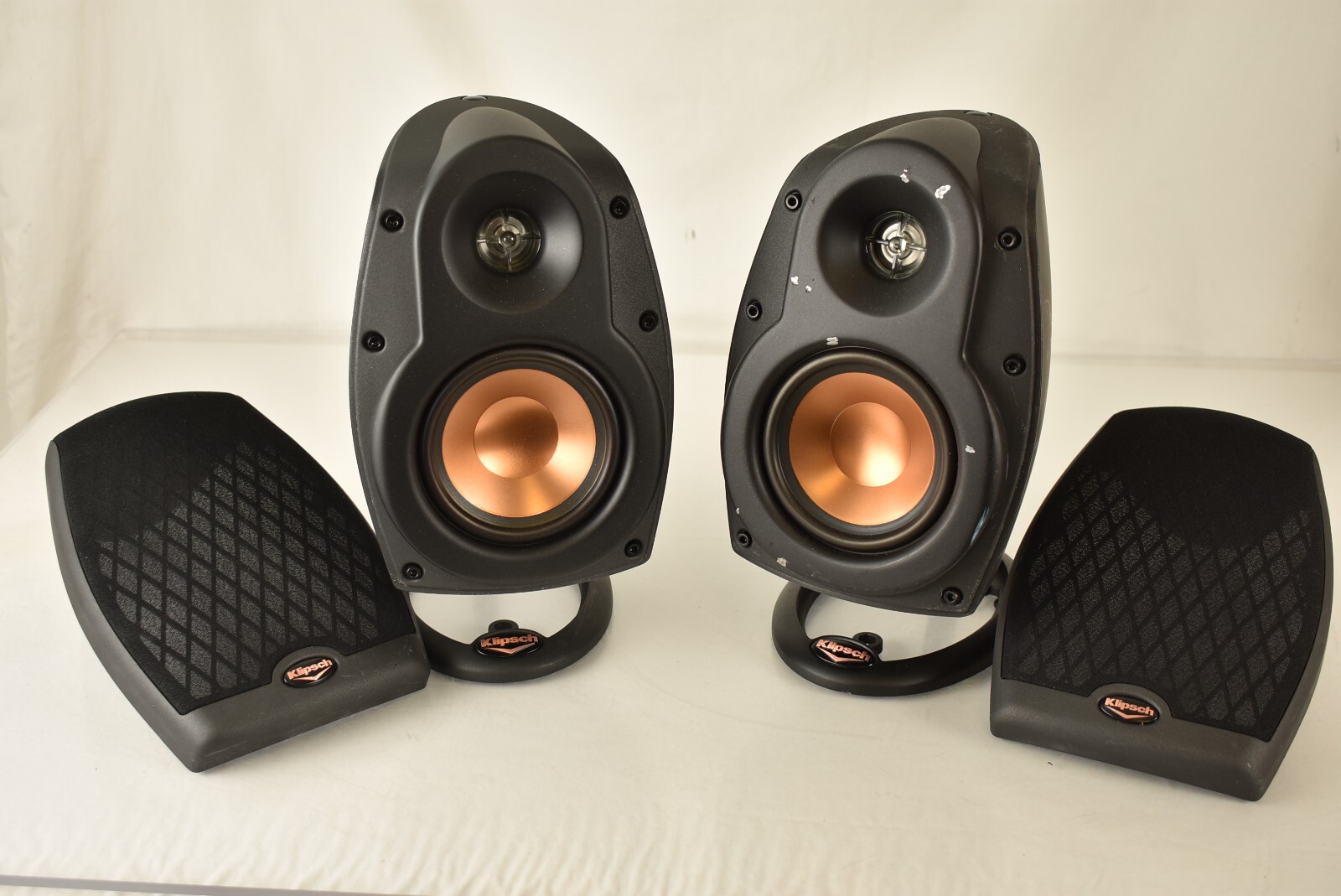 Pair Klipsch RSX-3 Speakers Bookshelf Surround Sound | eBay