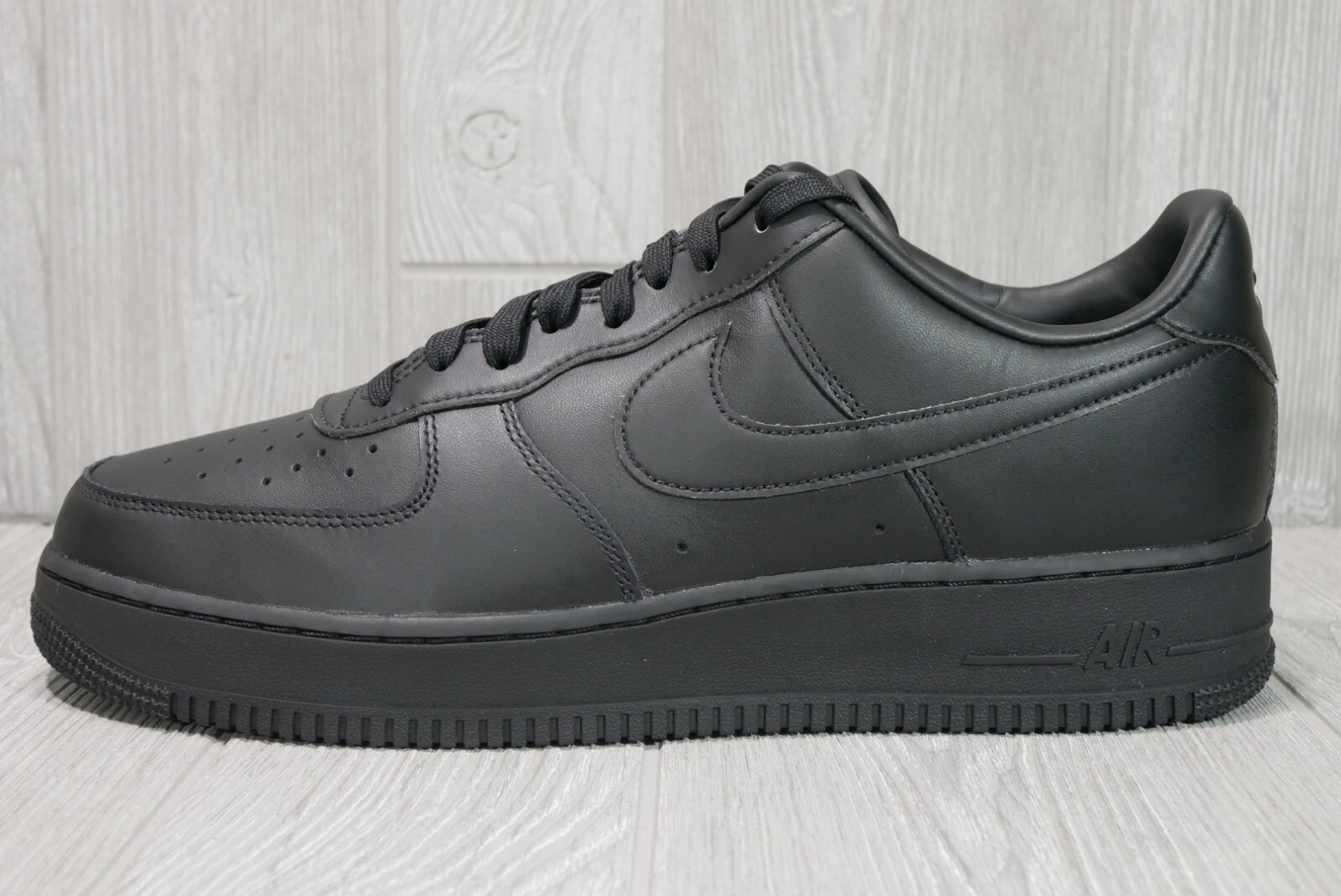 black air force ones for men