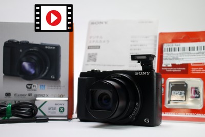  [MINT Boxed] SONY Cyber-shot DSC-HX60V 35 Languages 20.4 MP 30x Zoom From JAPAN