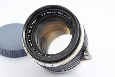 CANON 50mm/F1.8 Leica 39mm LTM screw mount lens 133-133-2 #291536 mtd 240927