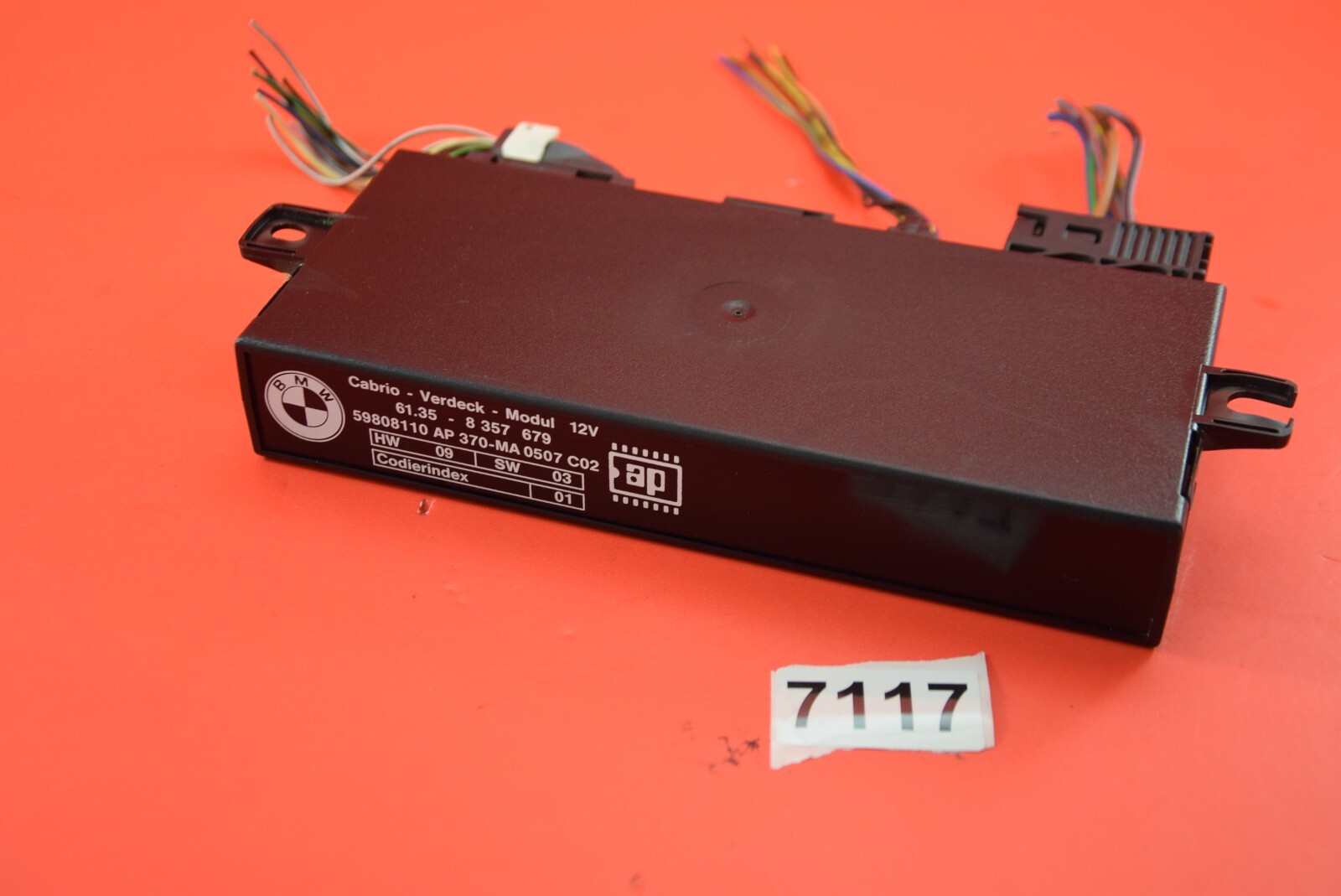 F2 94-97 BMW E36 318I 325I 328I CONVERTIBLE TOP CONTROL