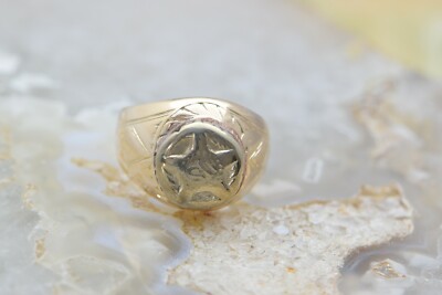 Vintage United States Marshals  10K Yellow Gold Ring Size 11.5