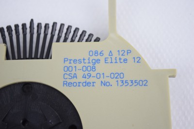 IBM 001-008 Prestige Elite 12 135302 Typewriter Font