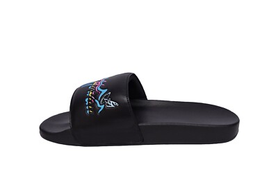 Pre-owned Gucci Authentic  Mens Slippers Slides Sz Us9 Eu42 Uk8 In Black