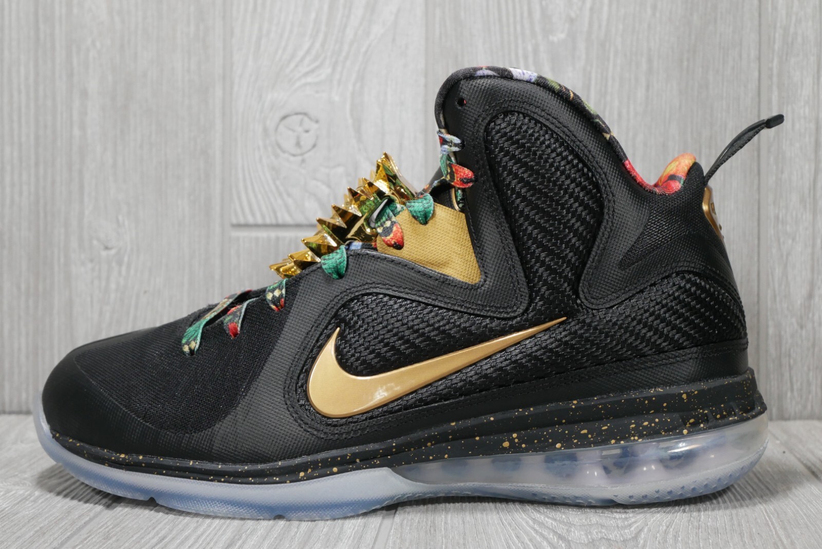 New Nike Lebron IX 9 Watch The Throne Gold Shoes DO9353-001