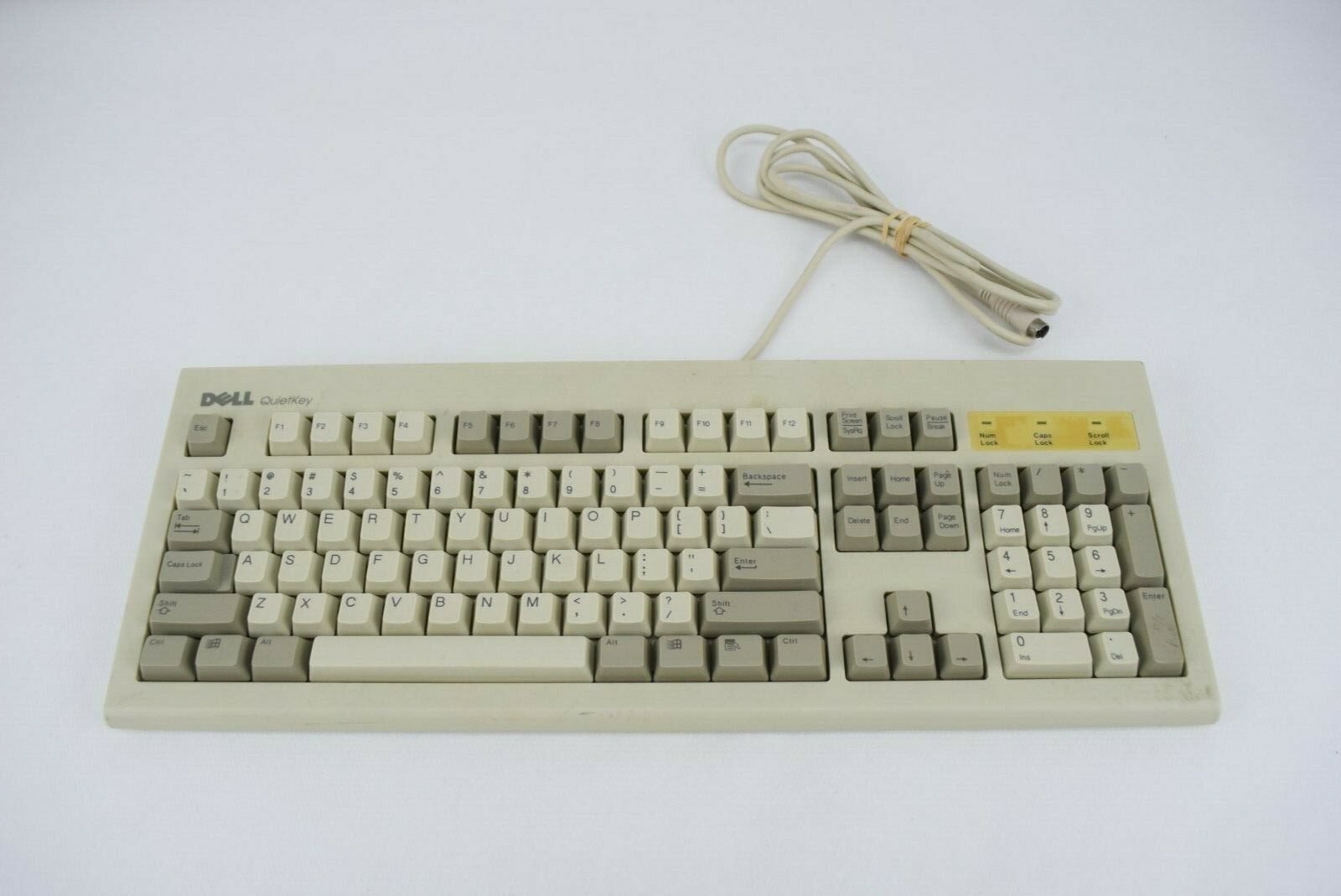 PC周辺機器 DELL KEYBOARD MODEL SK-1000REW DELL SK-1000REW Vintage White Quiet Keyboard | eBay