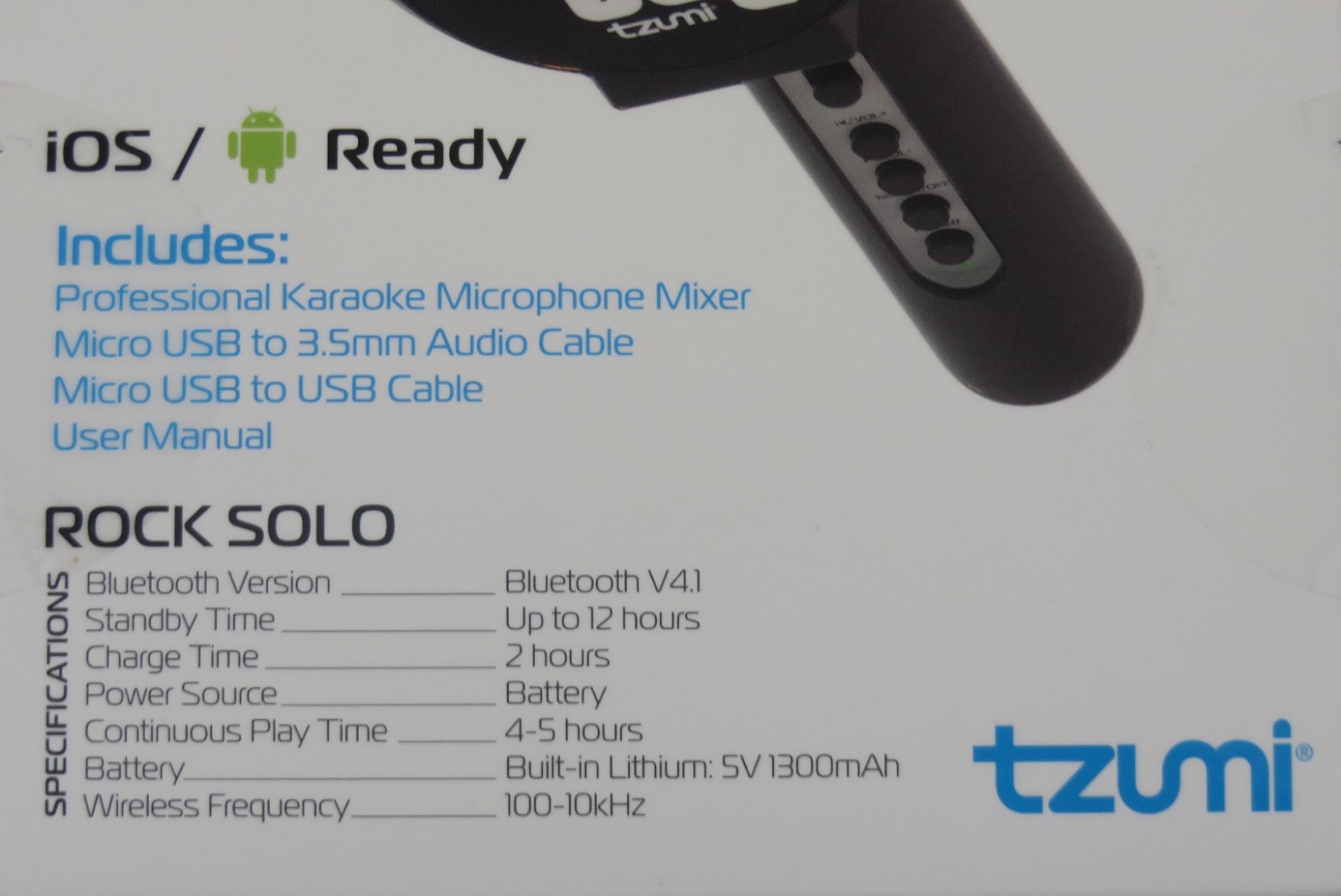 Rock Solo Bluetooth Karaoke Microphone