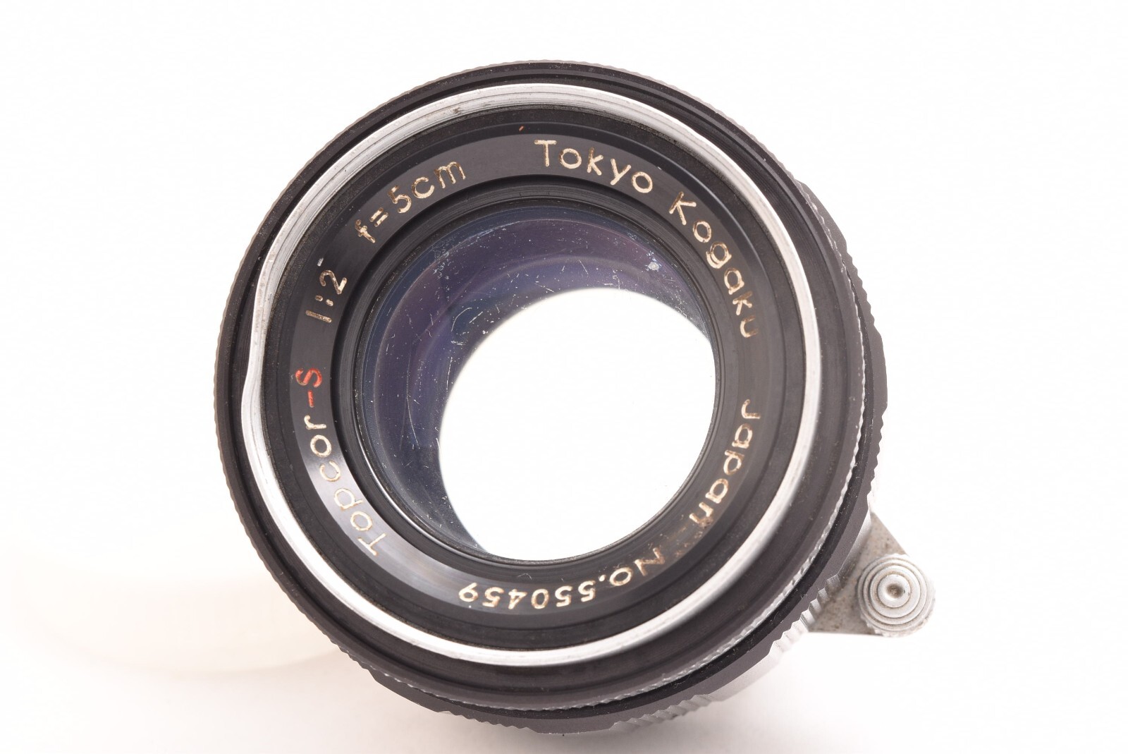 Tokyo Kogaku Topcor-S lens 50mm/F2 Leica 39mm LTM #550459 Tokyo Kogaku Topcor-S lens 50mm/F2 Leica 39mm LTM #550459