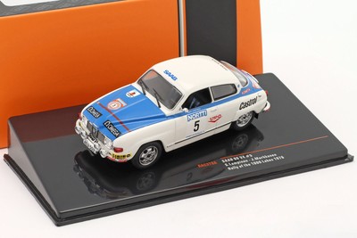 SAAB 96 V4 #5 S.Lampinen 1000 Lakes Rally 1976 1/43 ixo