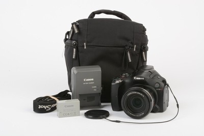 Canon Powershot SX30 IS 14MP Camera, Batt+charget+case+strap tested, sharp