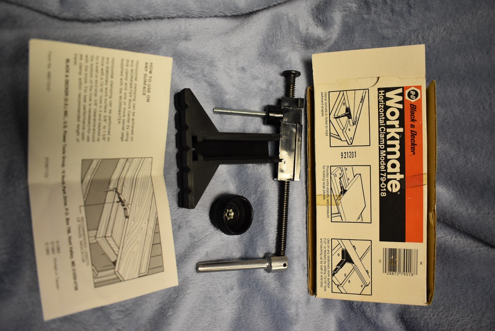 Black and Decker Workmate Horizontal Clamp Model 79-018 NEW