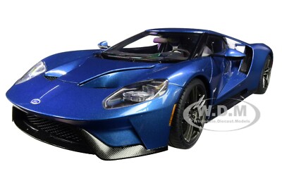 2017 FORD GT LIQUID BLUE 1/18 MODEL CAR BY AUTOART 72942