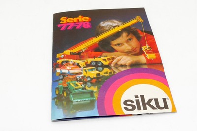SIKU 1/60 CATALOGUE SERIE ANNÉE 1977/78