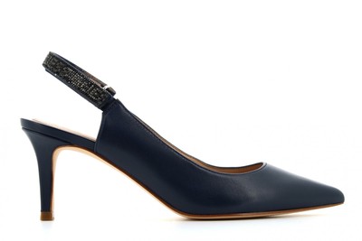 Pre-owned Guess P20u Women's Open Toe Fl5deglea05 Blu Shoes