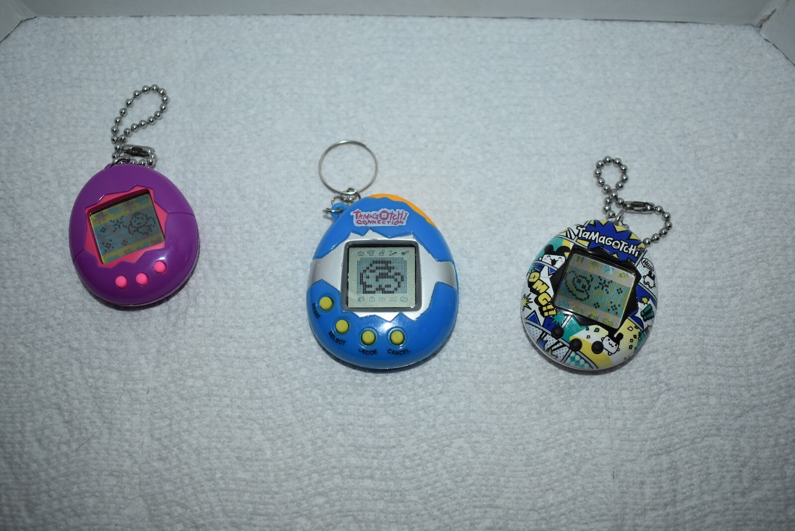 Tamagotchi Connection Light Blue Glitter (Sparkle, Rame