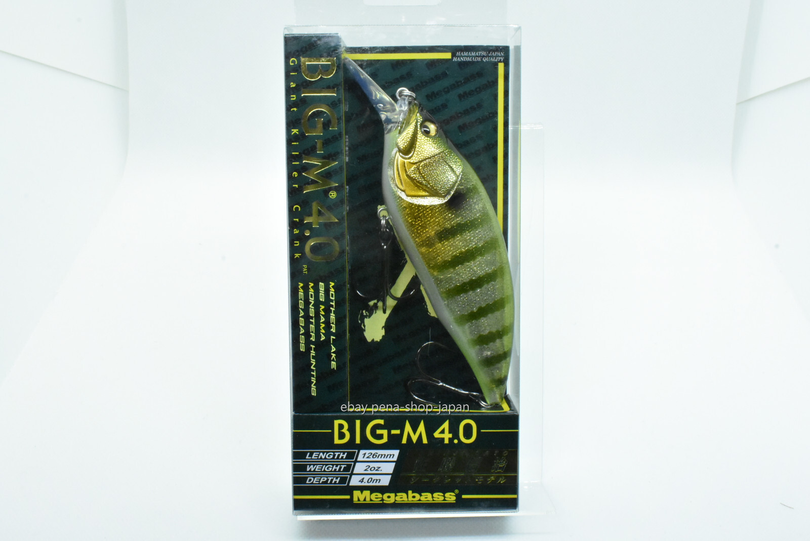 Megabass lure BIG-M 4.0 crankbait GLX Galaxy Gill Japan +