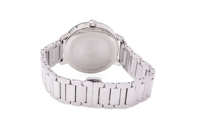 Pre-owned Movado Bold Evolution Silver Metallic Dial Ladies Watch 3600647