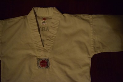 Child size 00 KARATE TOP jacket Jacobs MARTIAL ARTS Academy nice preown
